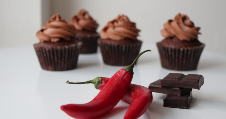 My heart goes out to the people in mexico … Mexican hot chocolate cupcakes