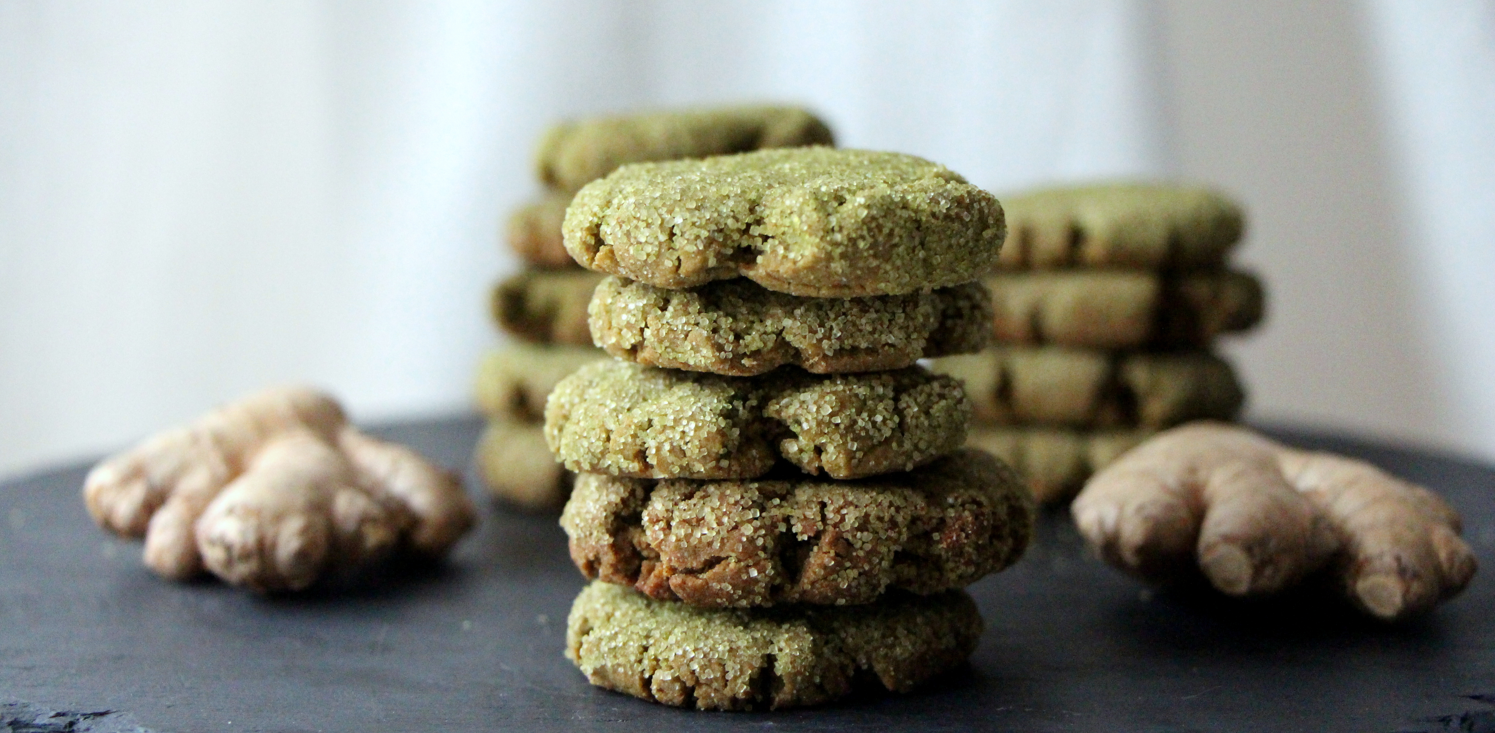 A word about superfoods … matcha gingerbread cookies