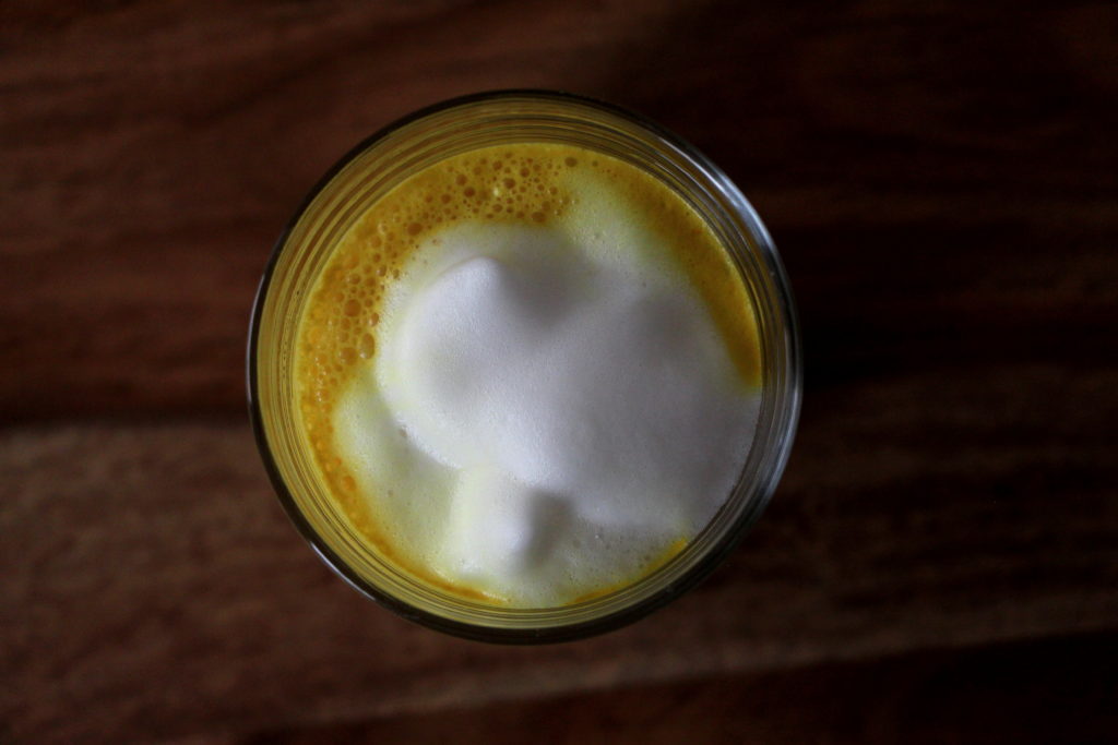 Vegan golden turmeric milk