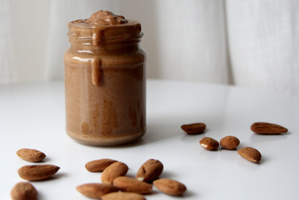 Homemade almond butter