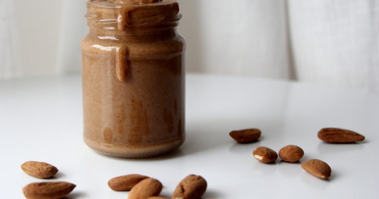 Homemade almond butter … it’s an addiction