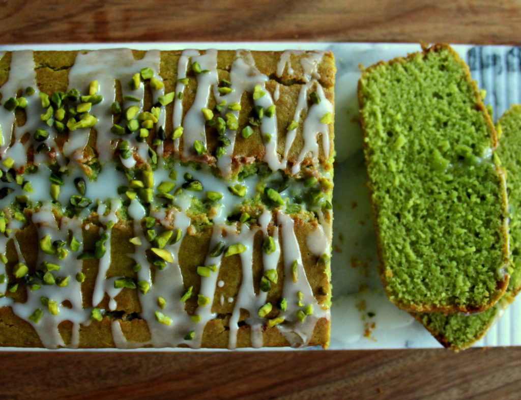 Spinach Pistachio Cake