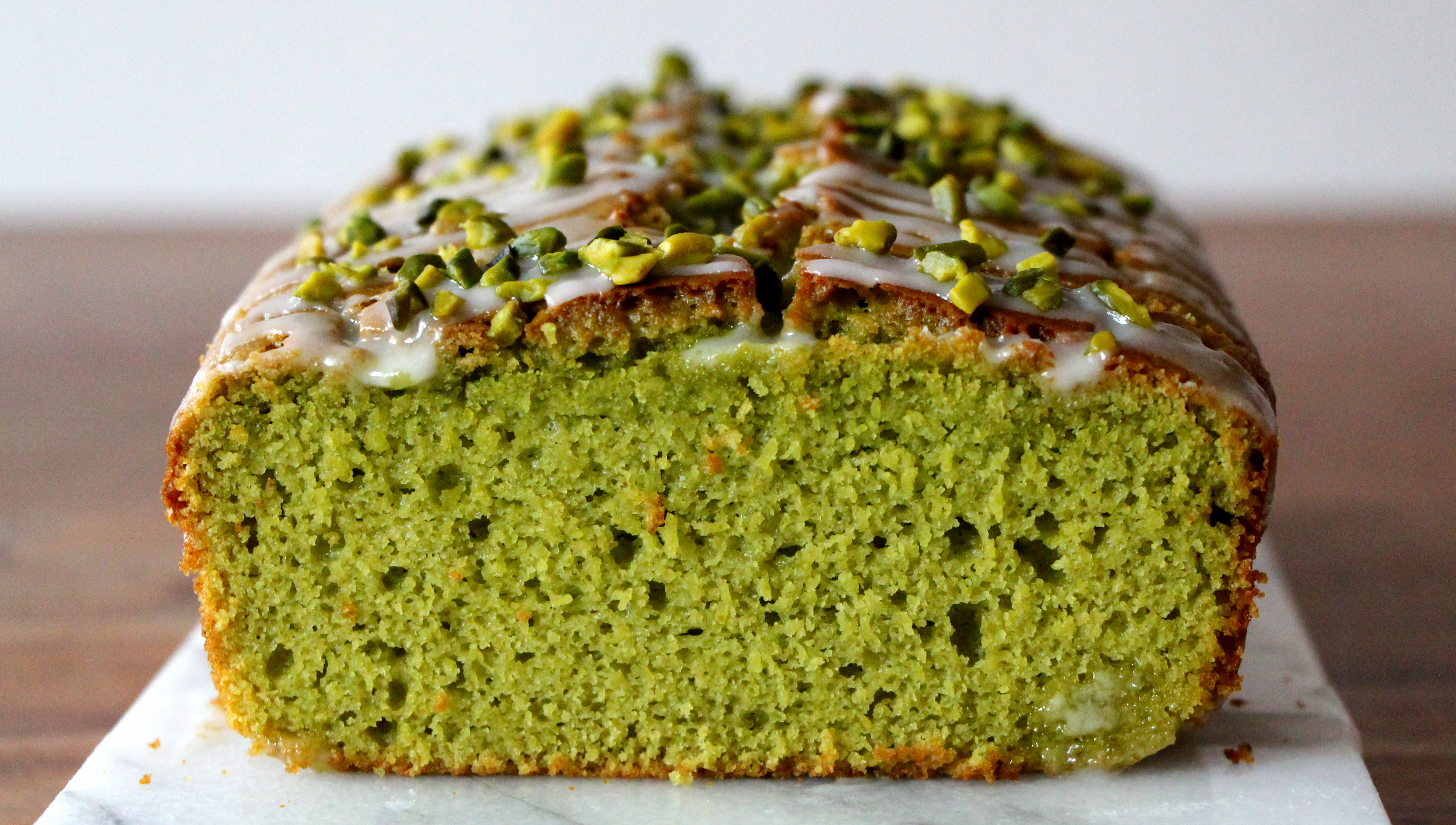 Spinach Pistachio Cake