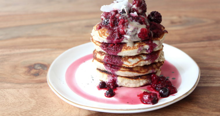 Sugar-free coconut pancakes