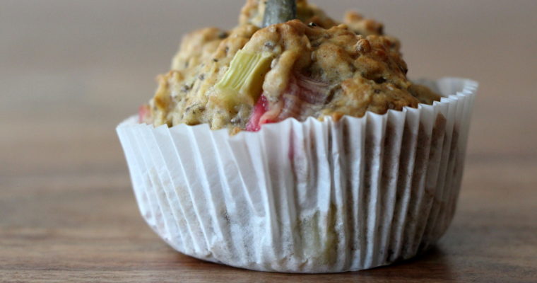 Rhubarb Chia Muffins