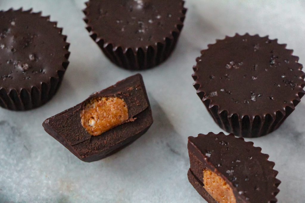 Vegan almond butter cups