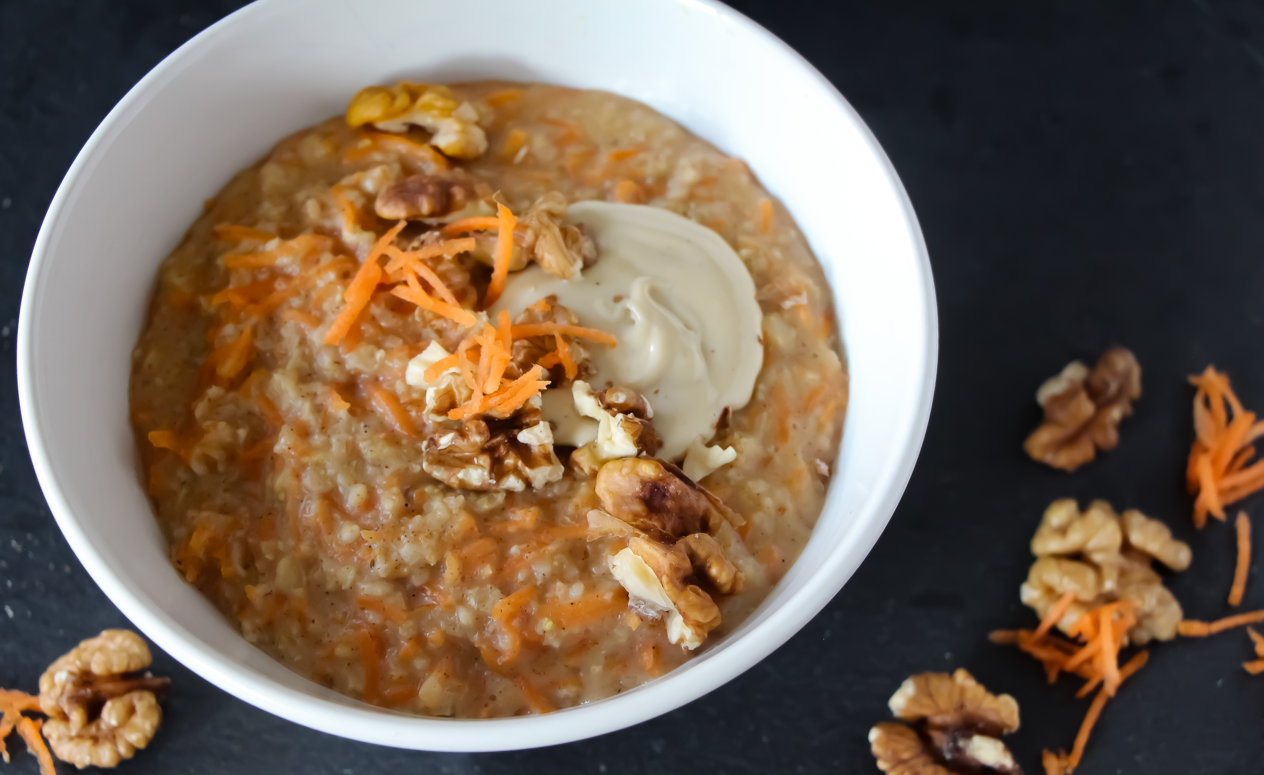 Carrot Cake Porridge | bake and nourish