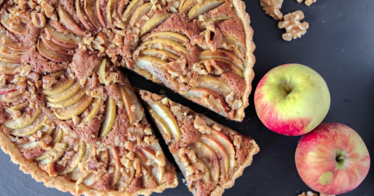 Apple Tart with Walnut Frangipane