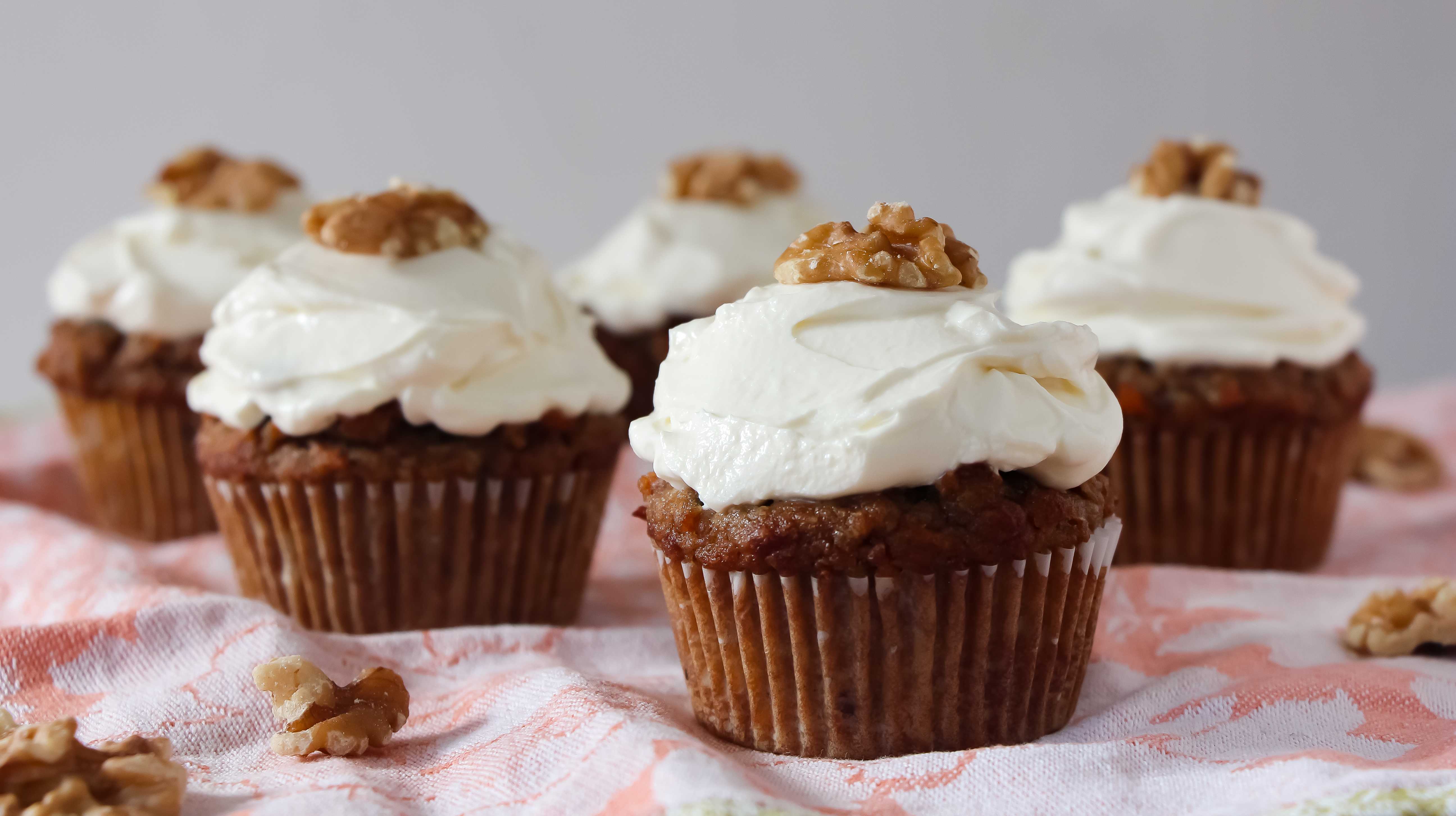 Carrot Cupcakes with Cream Cheese Frosting