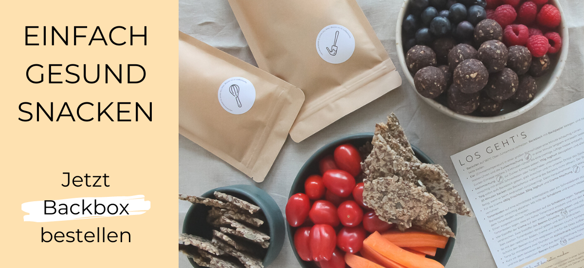 BAKE & NOURISH Backbox Gesunde Snacks