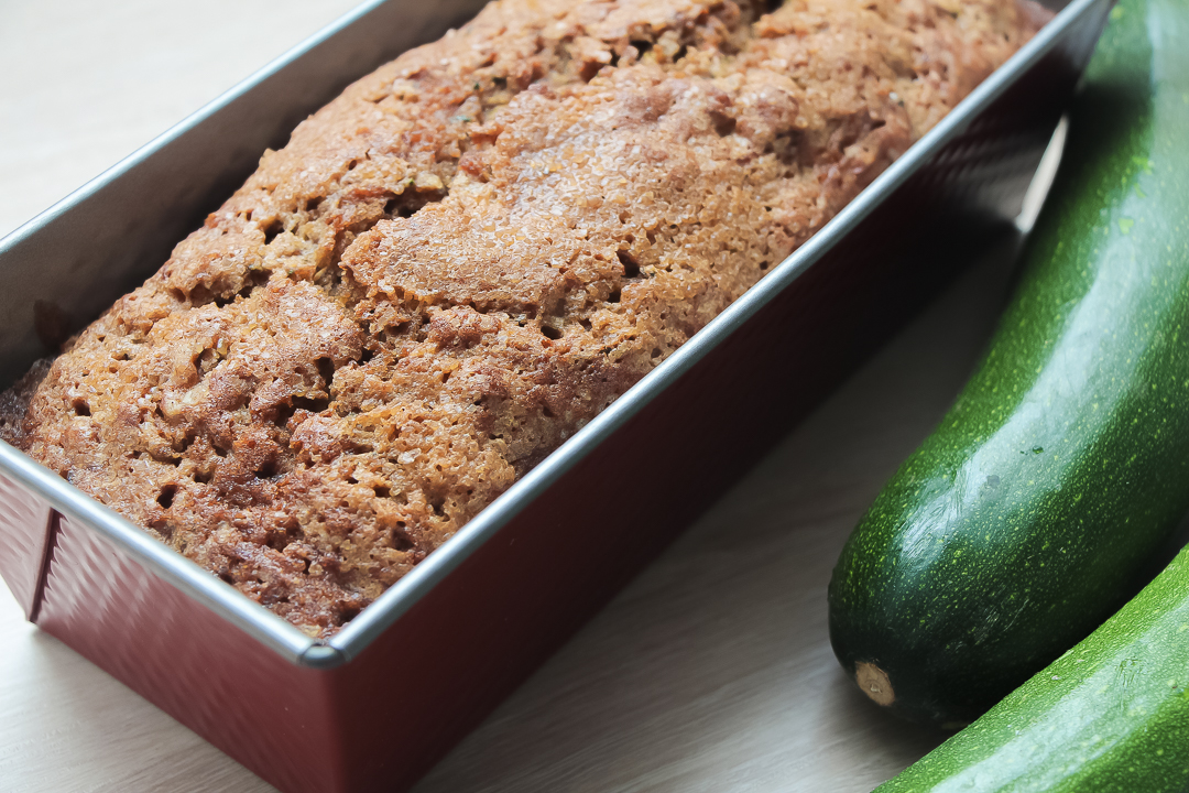 Einfacher Zucchinikuchen (Vollkorn)