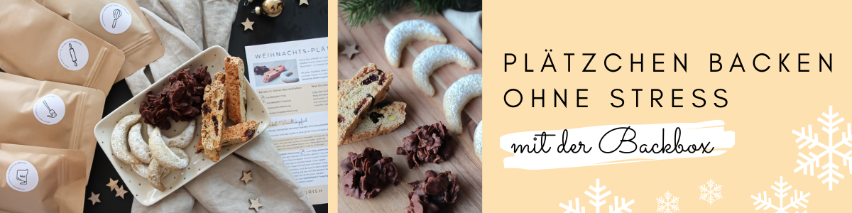 BAKE & NOURISH Backbox Weihnachtsplätzchen